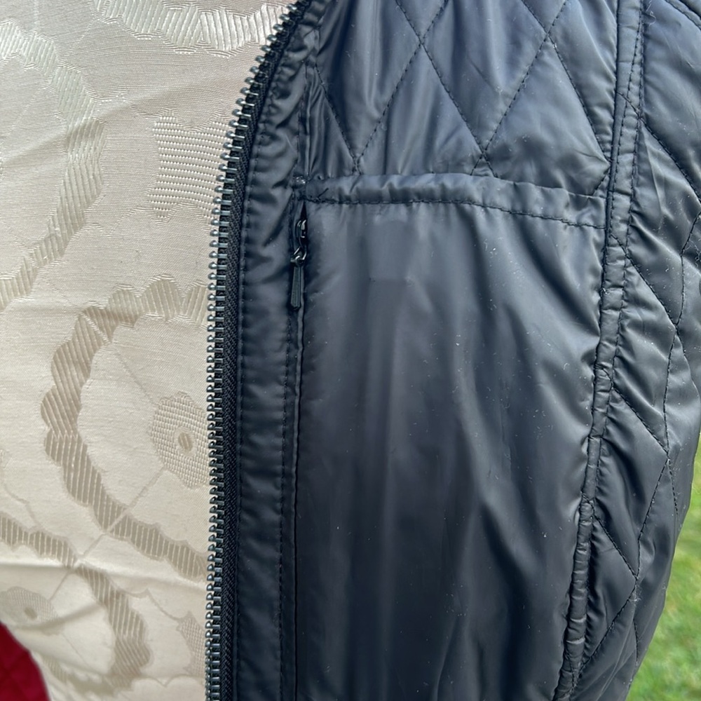 NWT Reversible Red to Black Carlisle Per Se Venom Cherry Red Quilted Vest - Picture 7 of 15